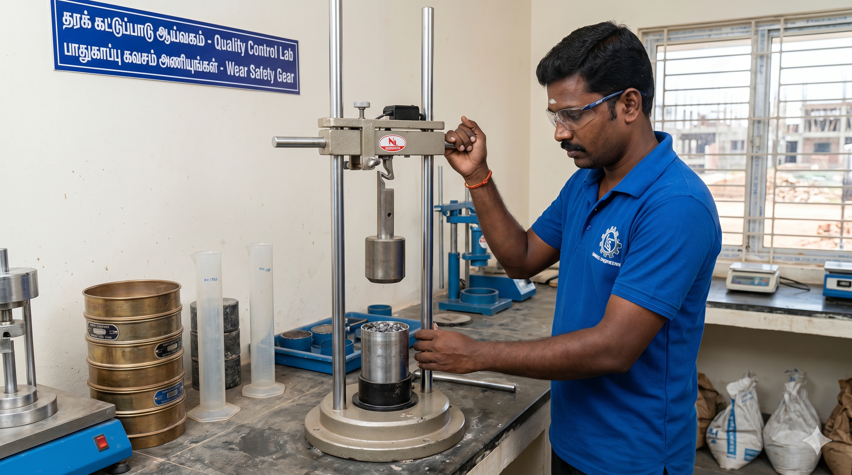 Aggregate Impact Test Apparatus